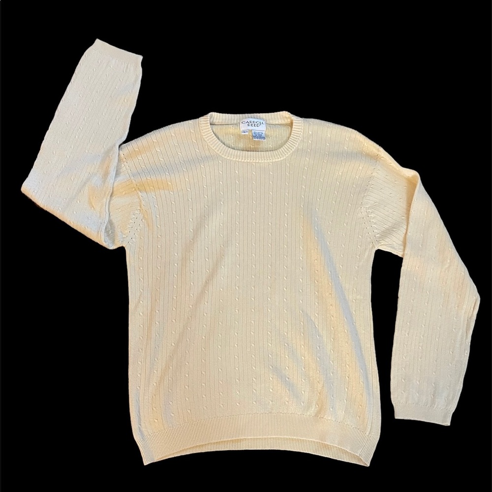 Vintage 80’s Carroll Reed Women Long sleeve size Medium